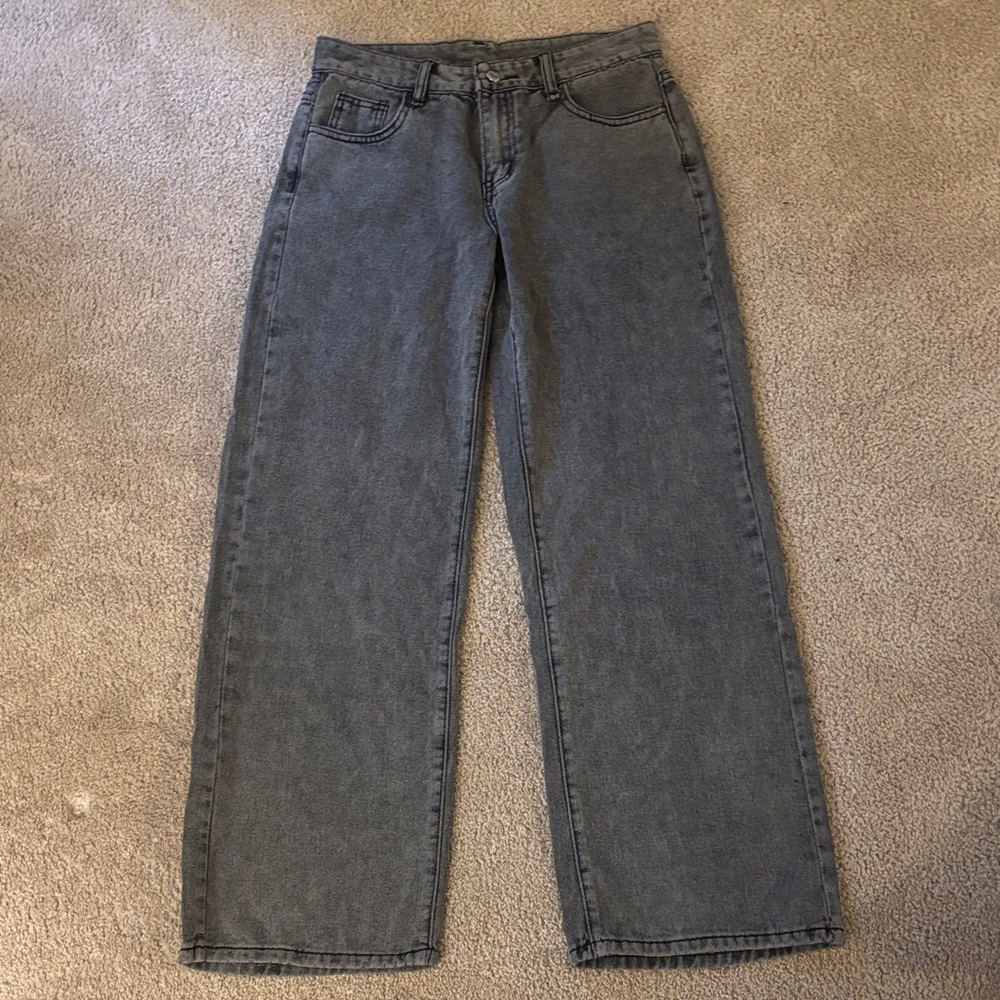 Gray Denim Jeans